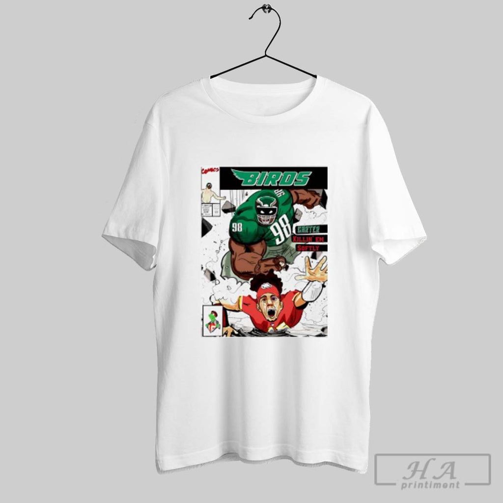Official Jalen Carter Philadelphia Football Smash Comic Style