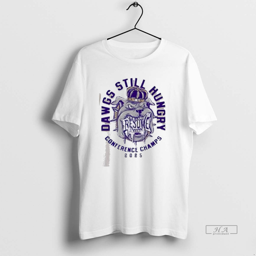 Official James Madison Dukes Dawgs Still Hungry Conference Champs 2025 Logo