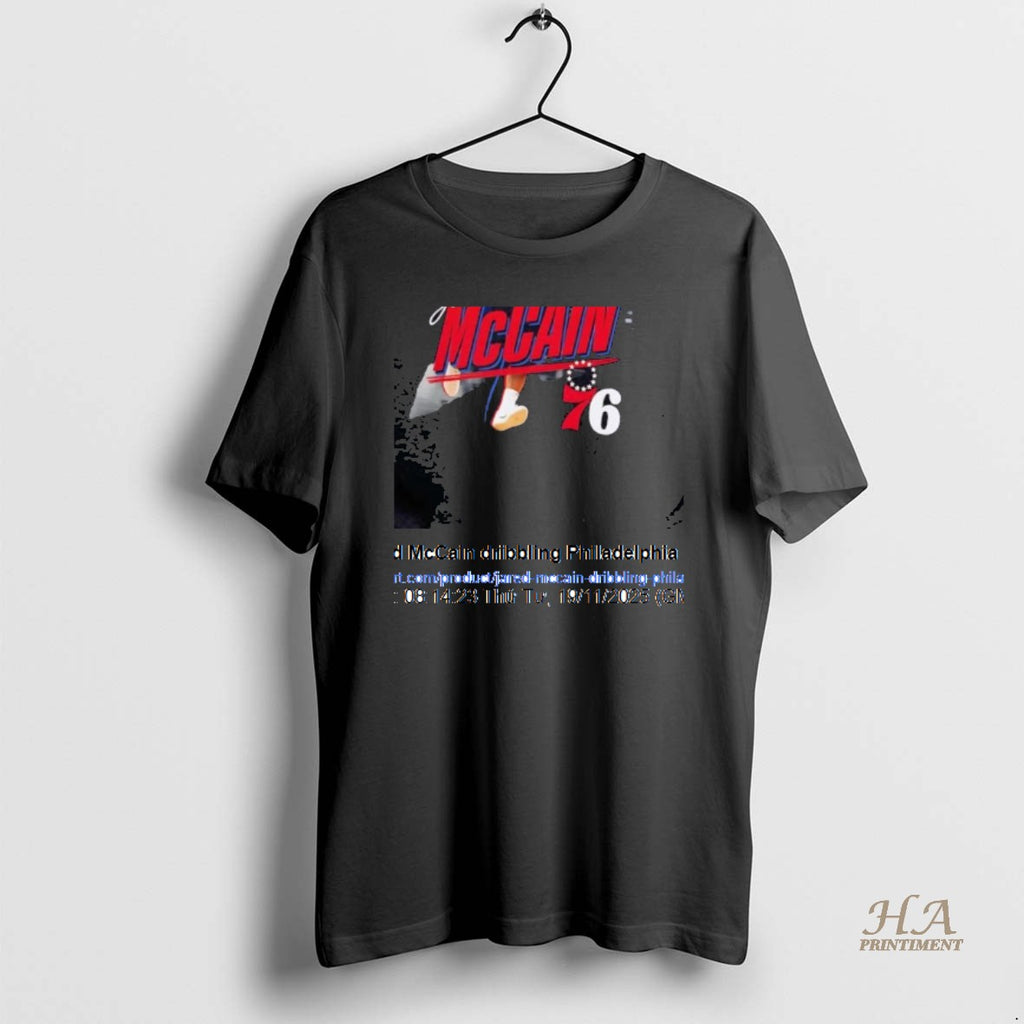 Official Jared Mccain Dribbling Philadelphia 76ers