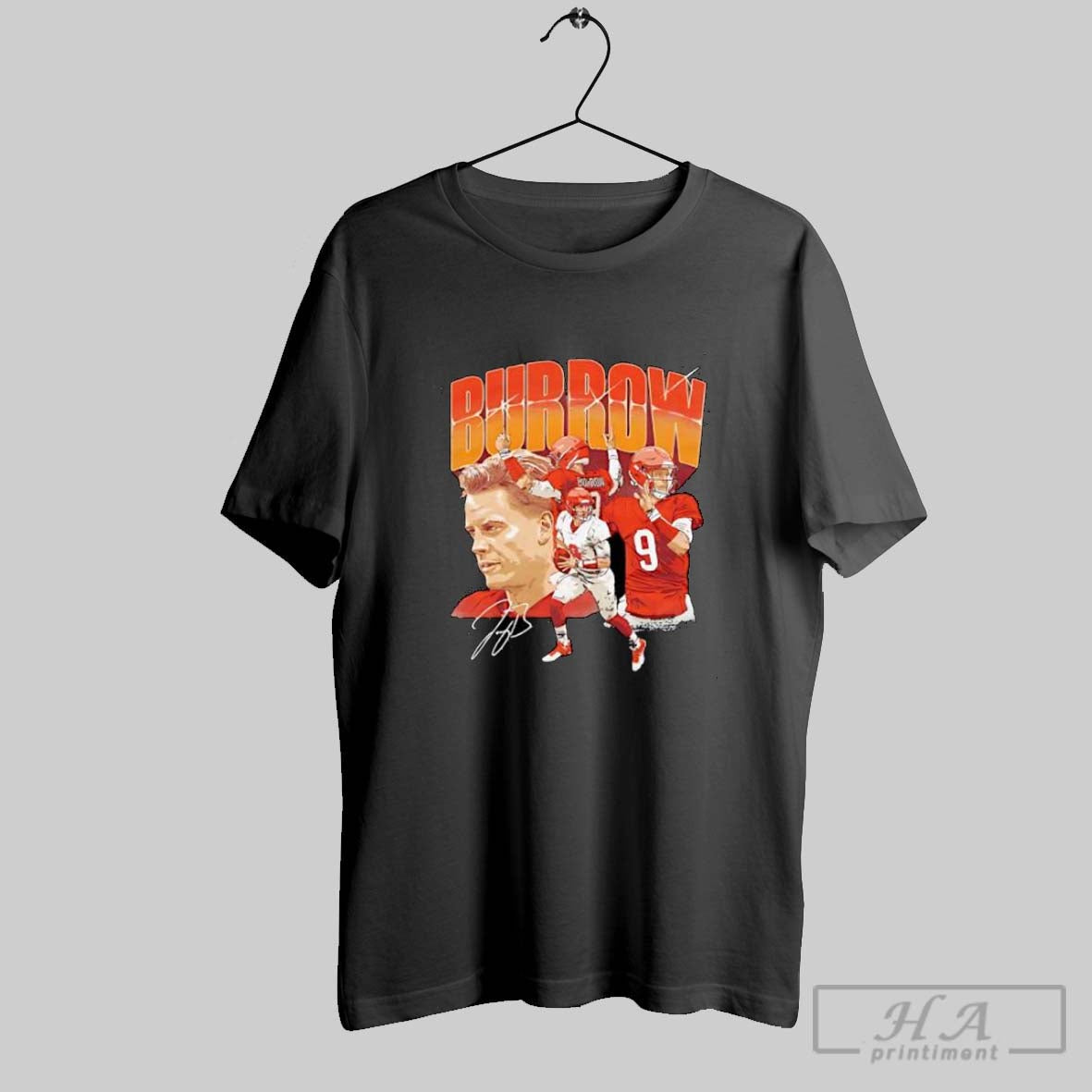 Official Joe Burrow Cincinnati Collage Signature