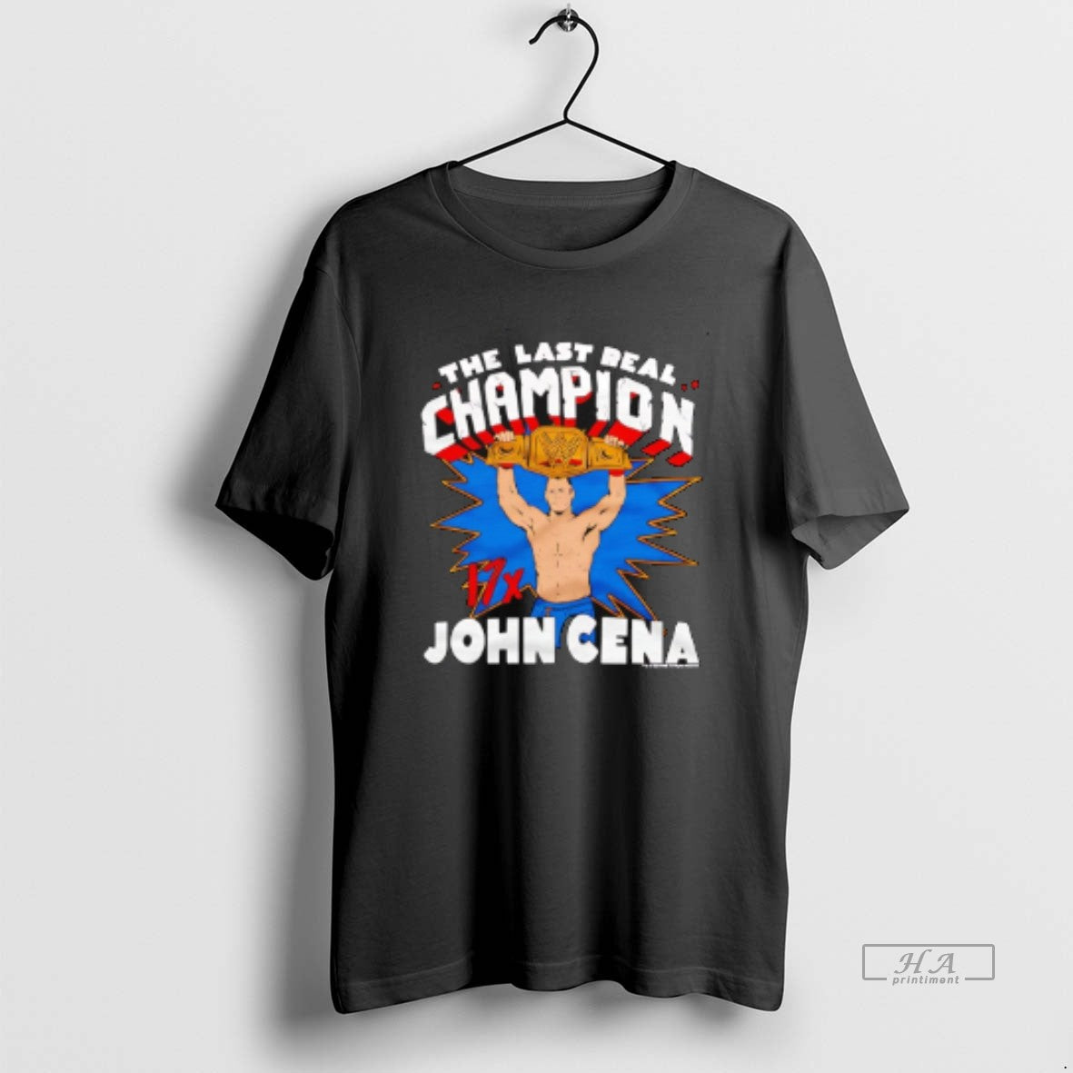 Official John Cena The Last Real Champion 17x Caricature T-Shirts, Hoodie, Sweatshirt | WearSparks.com