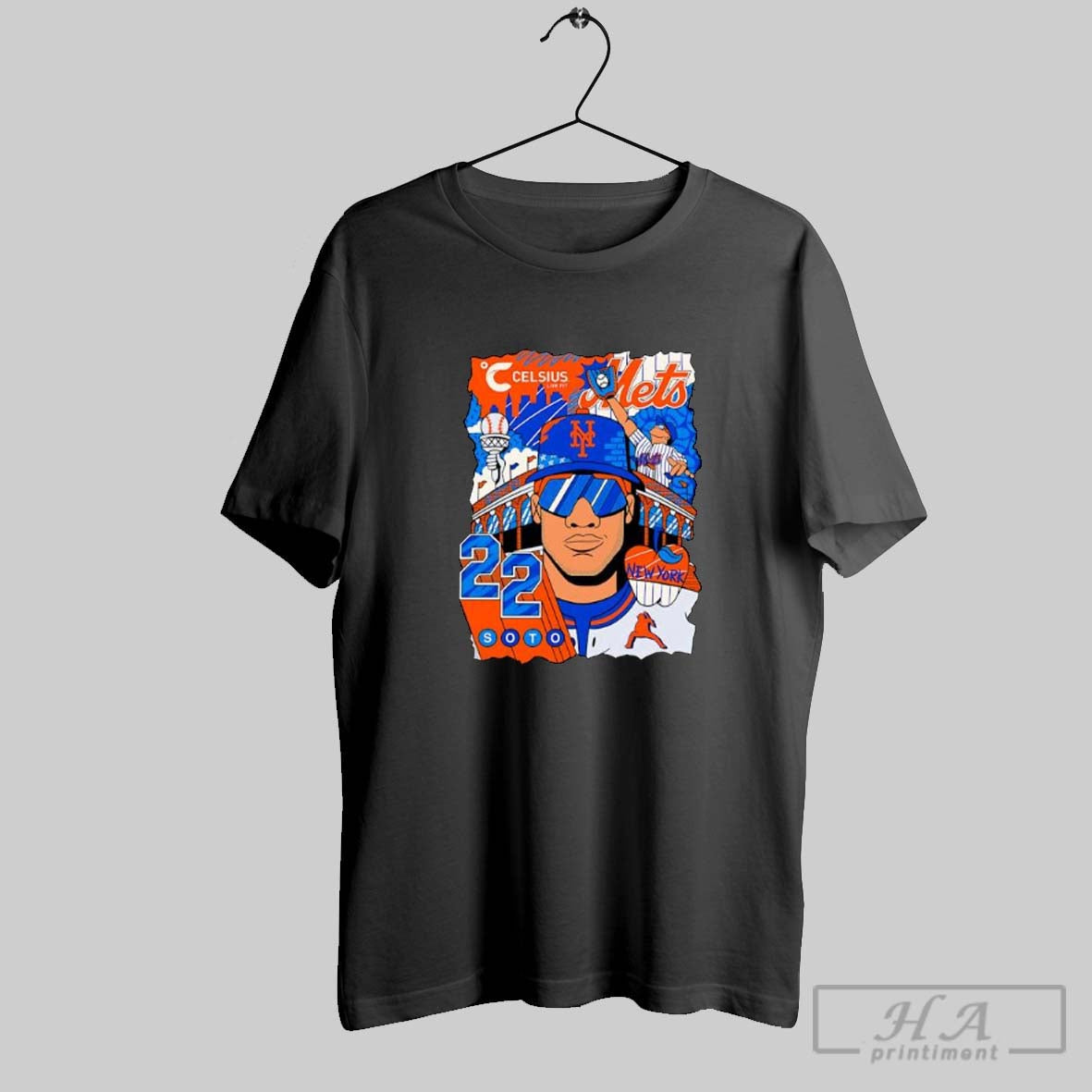 Official Juan Soto 22 New York Mets Celsius Live Fit Art