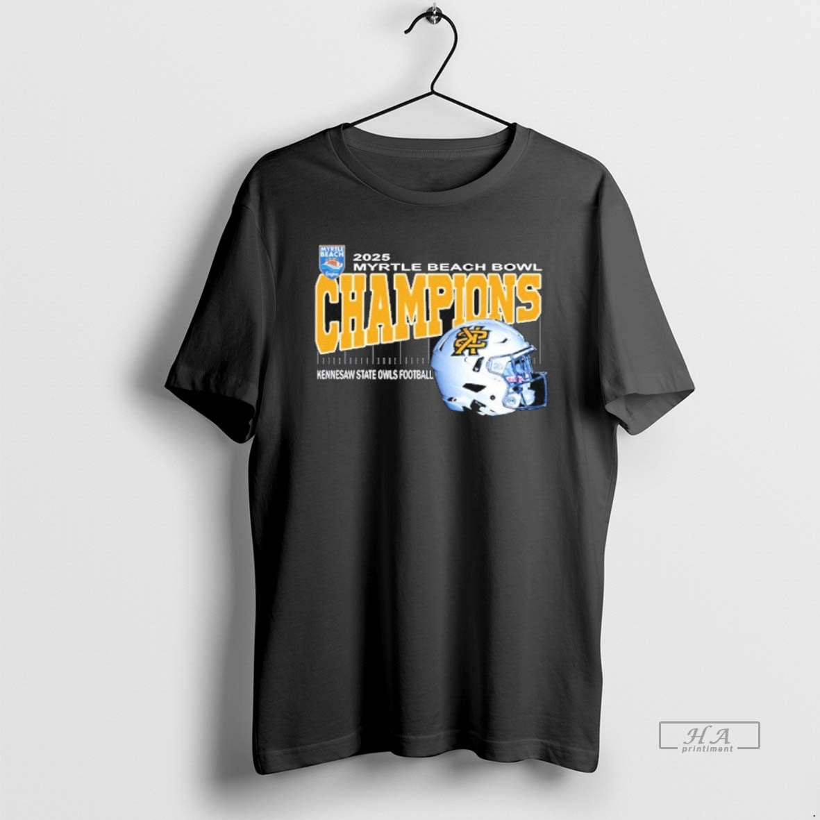 Official Kennesaw State Owls Football 2025 Myrtle Beach Bowl Champions Helmet T-Shirts, Hoodie, Sweatshirt | WearSparks.com