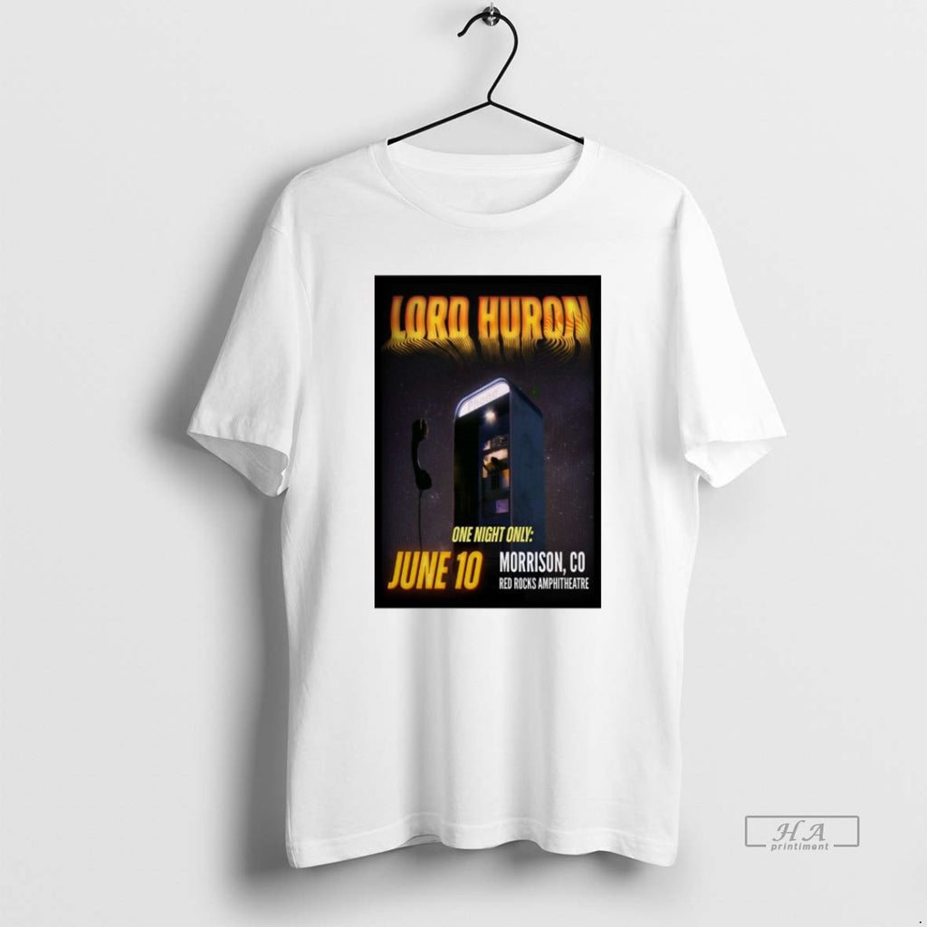 Official Lord Huron June 10 2026 Red Rocks Amphitheatre Morrison Co