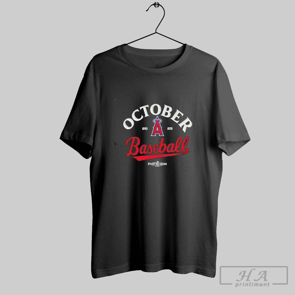 Official Los Angeles Angels October Baseball 2025 Mlb Postseason