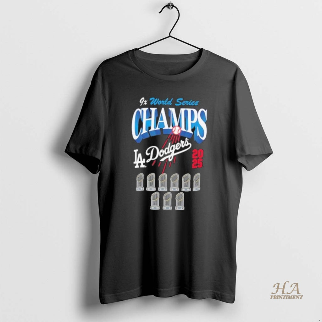 Official Los Angeles Dodgers Nine Time World Series Champions Trophy