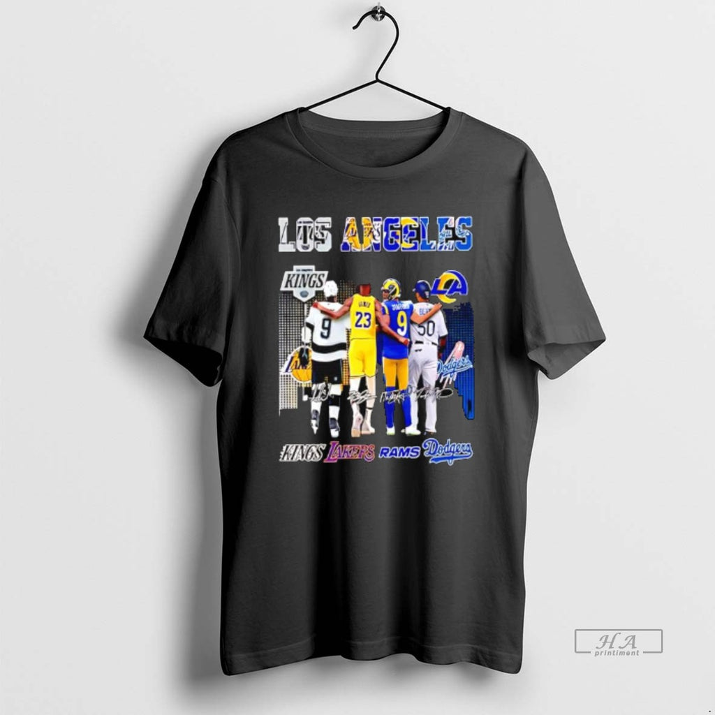 Official Los Angeles Professional Sports Teams And Players Kings Lakers Rams And Dodgers