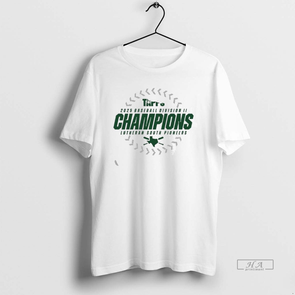 Official Lutheran South Pioneers 2025 Tapps Baseball D2 State Champions