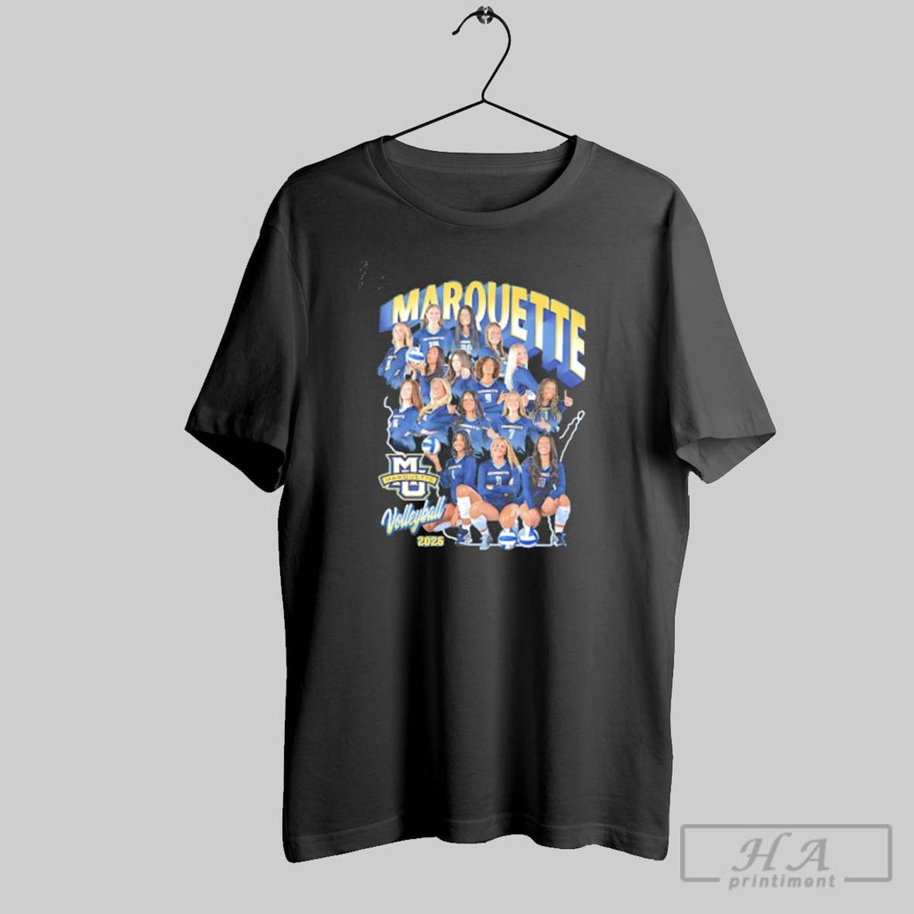 Official Marquette Volleyball 2025 26 Team Collage