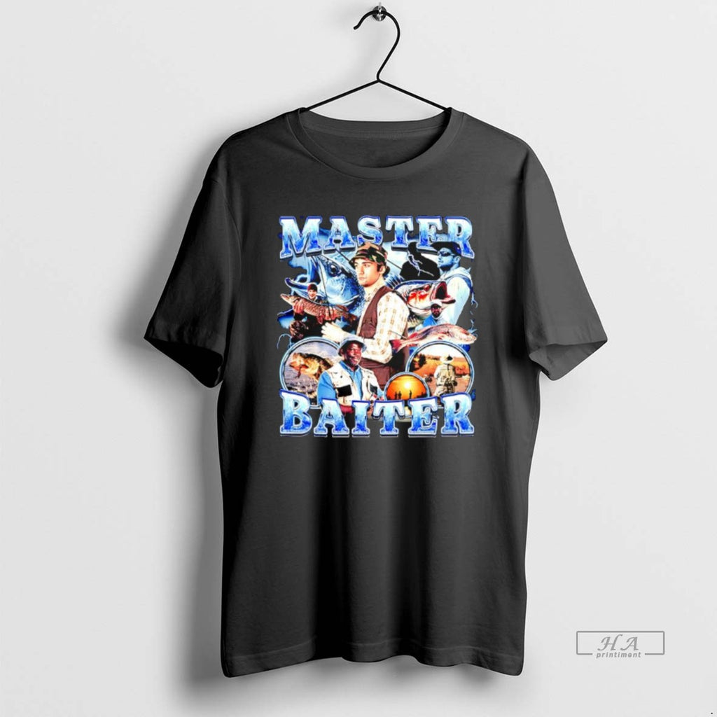 Official Master Baiter Worldwide Fishing Enthusiast Graphic