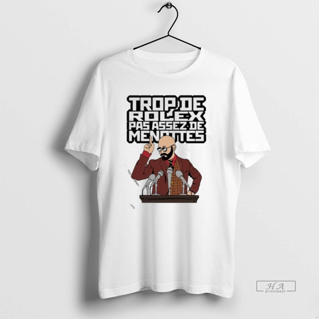 Official Max Richard Rolex Pas Assez De Menottes Graphic