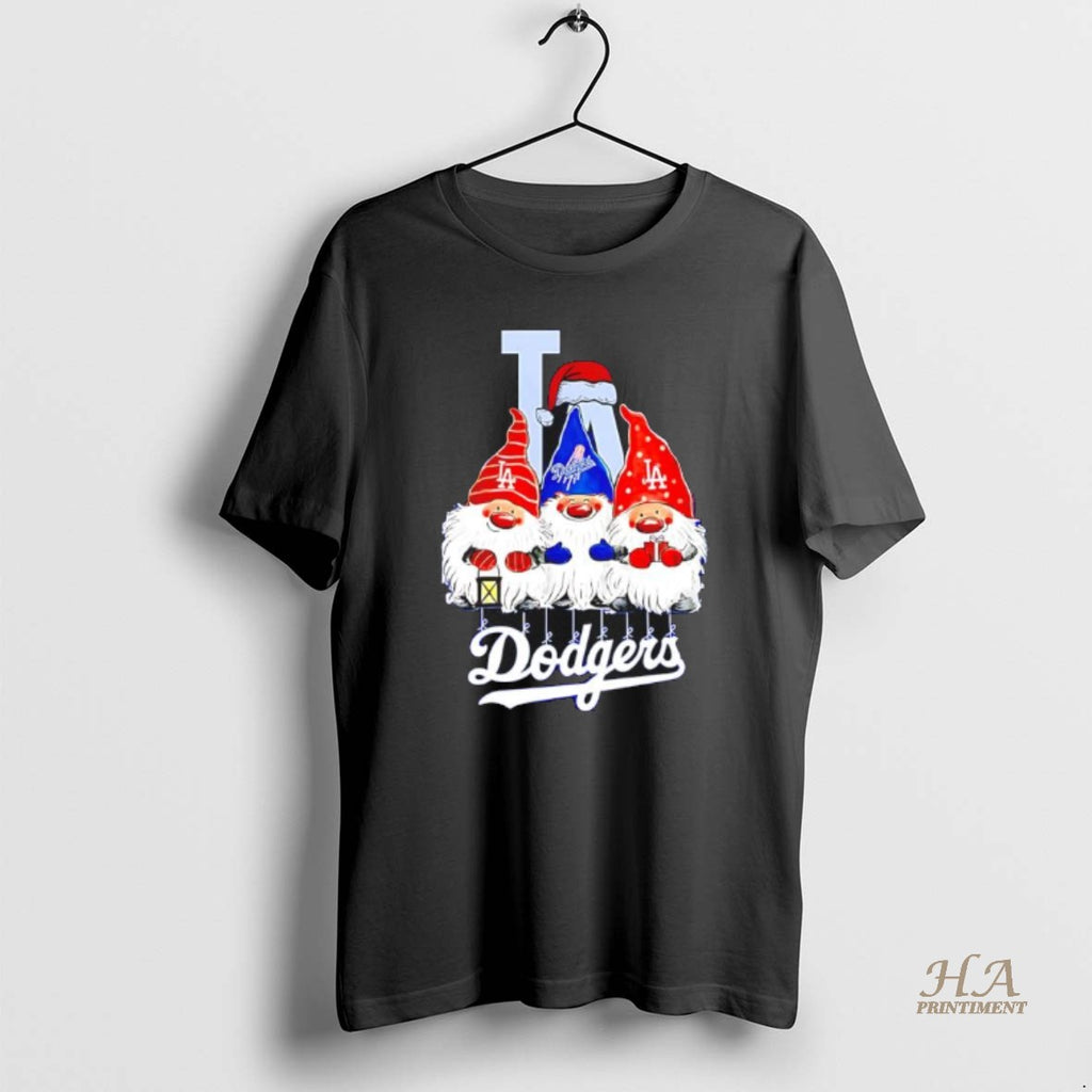 Official Merry Christmas Gnome La Dodgers Black