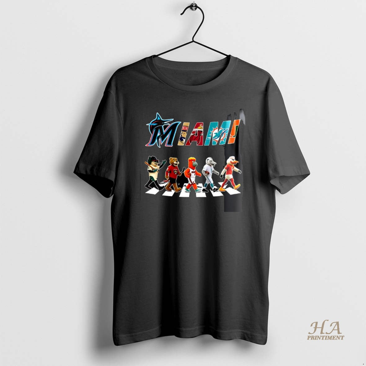 Official Miami Sports Team Mascots Cross The Streets