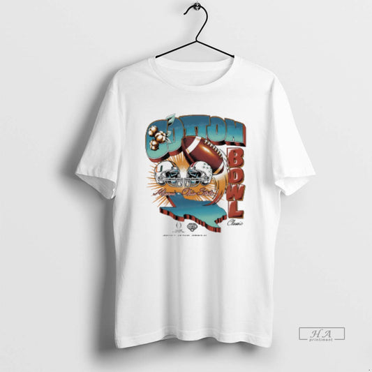 Official Miami Vs Ohio State Cotton Bowl Classic 2025 Vintage Matchup T-Shirts, Hoodie, Sweatshirt | WearSparks.com