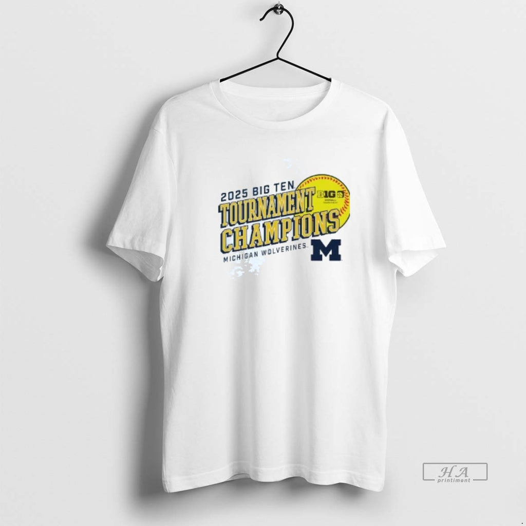 Official Michigan Wolverines 2025 Big Ten Softball Tournament Champions