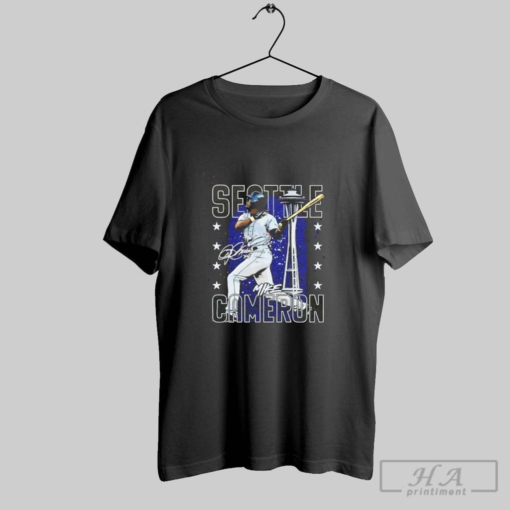 Official Mike Cameron Seattle Mariners Signature Gritty