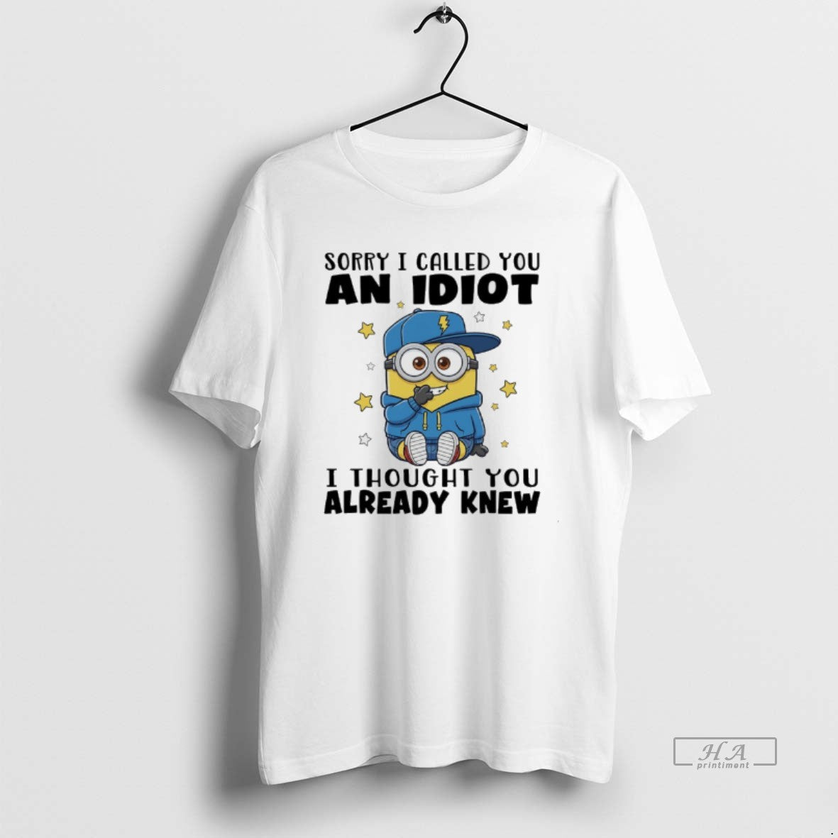 Official Minions Sorry I Called You And Idiot I Thought You Already Knew T-Shirts, Hoodie, Sweatshirt | WearSparks.com