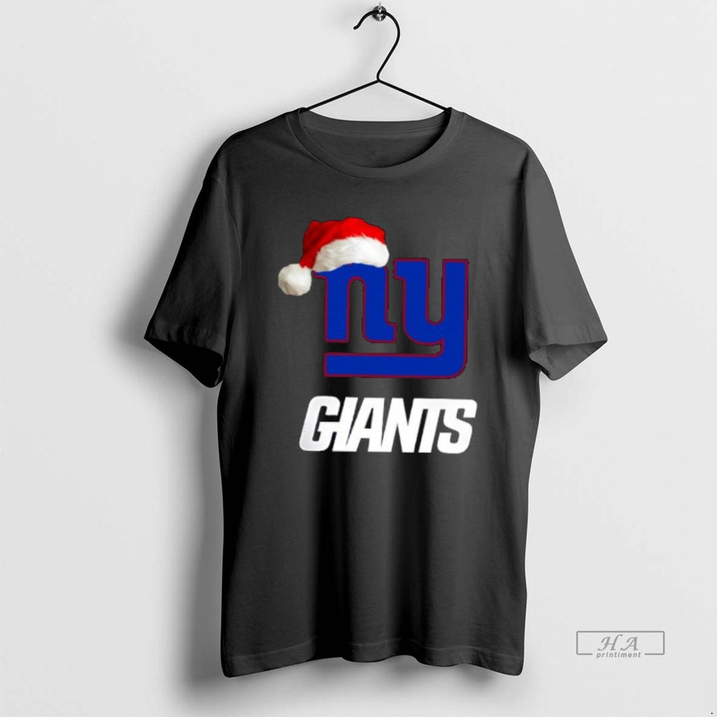 Official New York Giants 2025 Santa Hat Logo Football Christmas