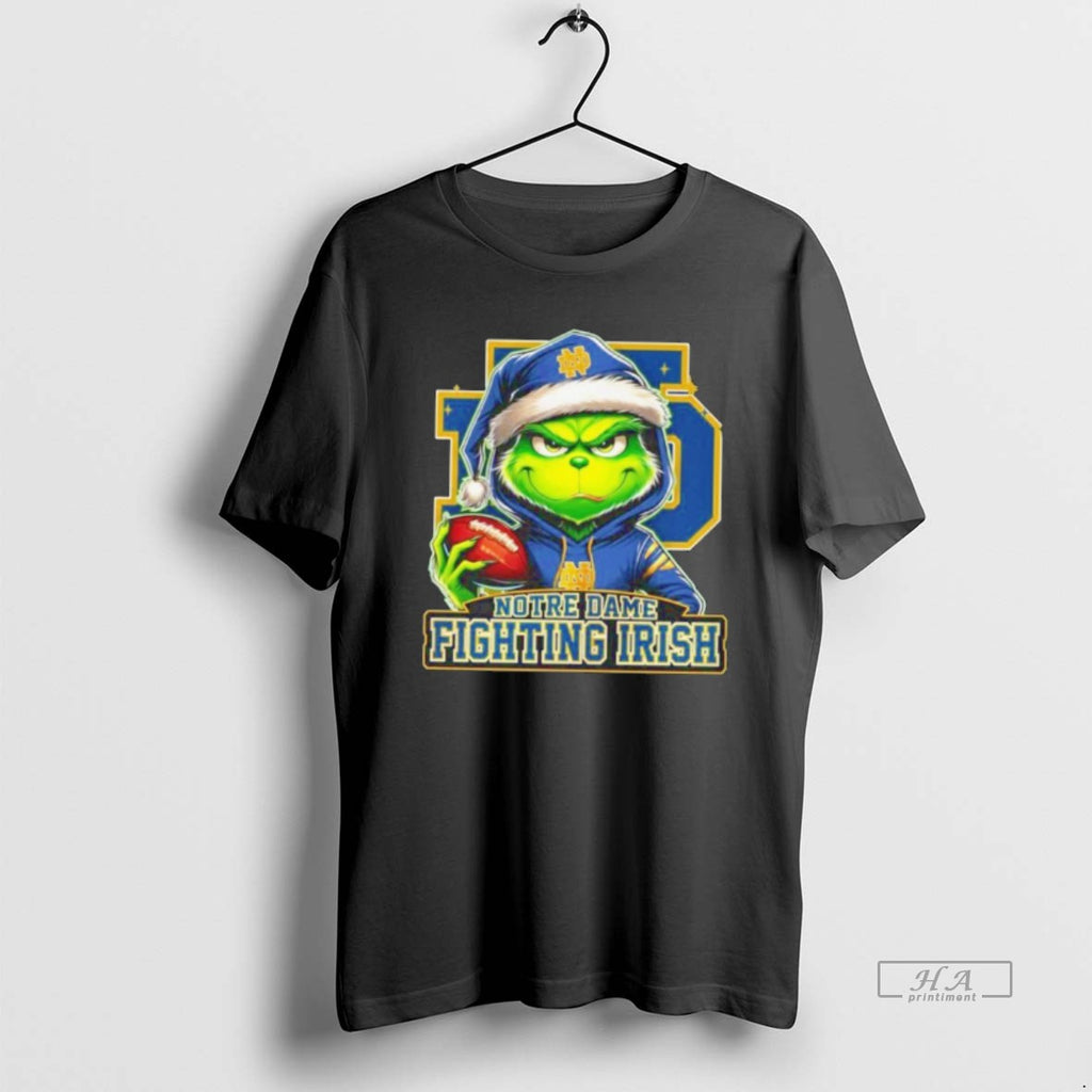 Official Notre Dame Fighting Irish 2025 Grinch Merry Touchdown Christmas