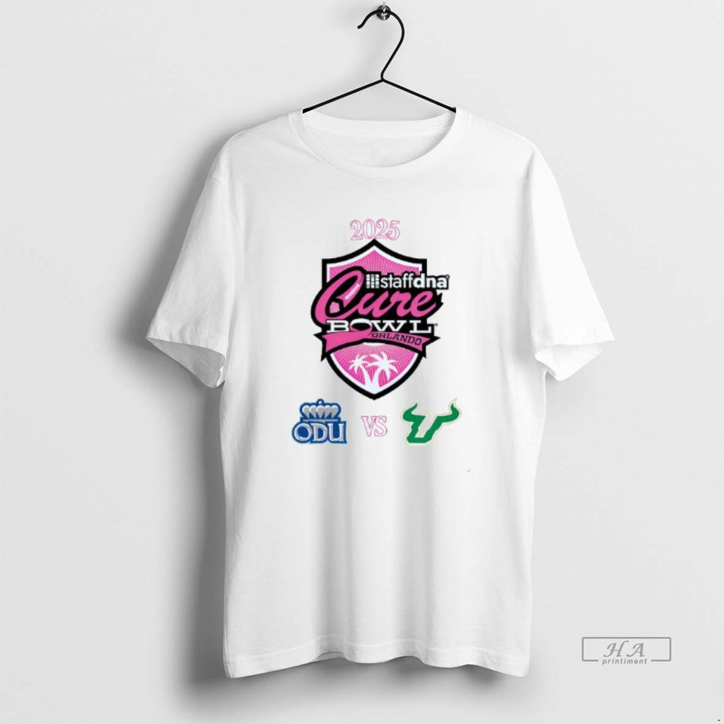 Official Odu Monarchs Vs Usf Bulls 2025 Cure Bowl Orlando Matchup Mens White