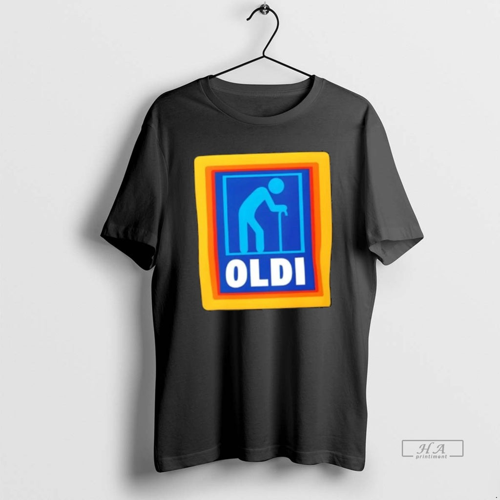 Official Oldi Funny Senior Aldi Logo Parody