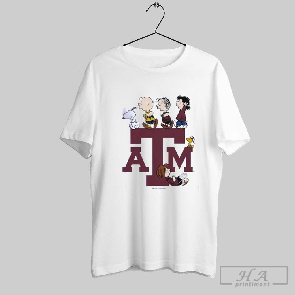 Official Official Peanuts X Texas Am The Gang Shirts