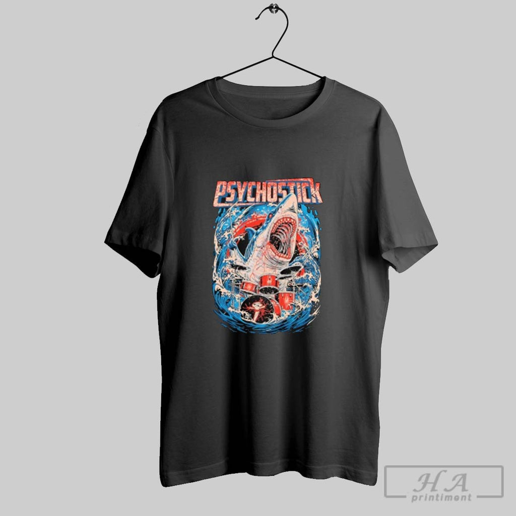 Official Official Psychostick Drum Shark Shirts