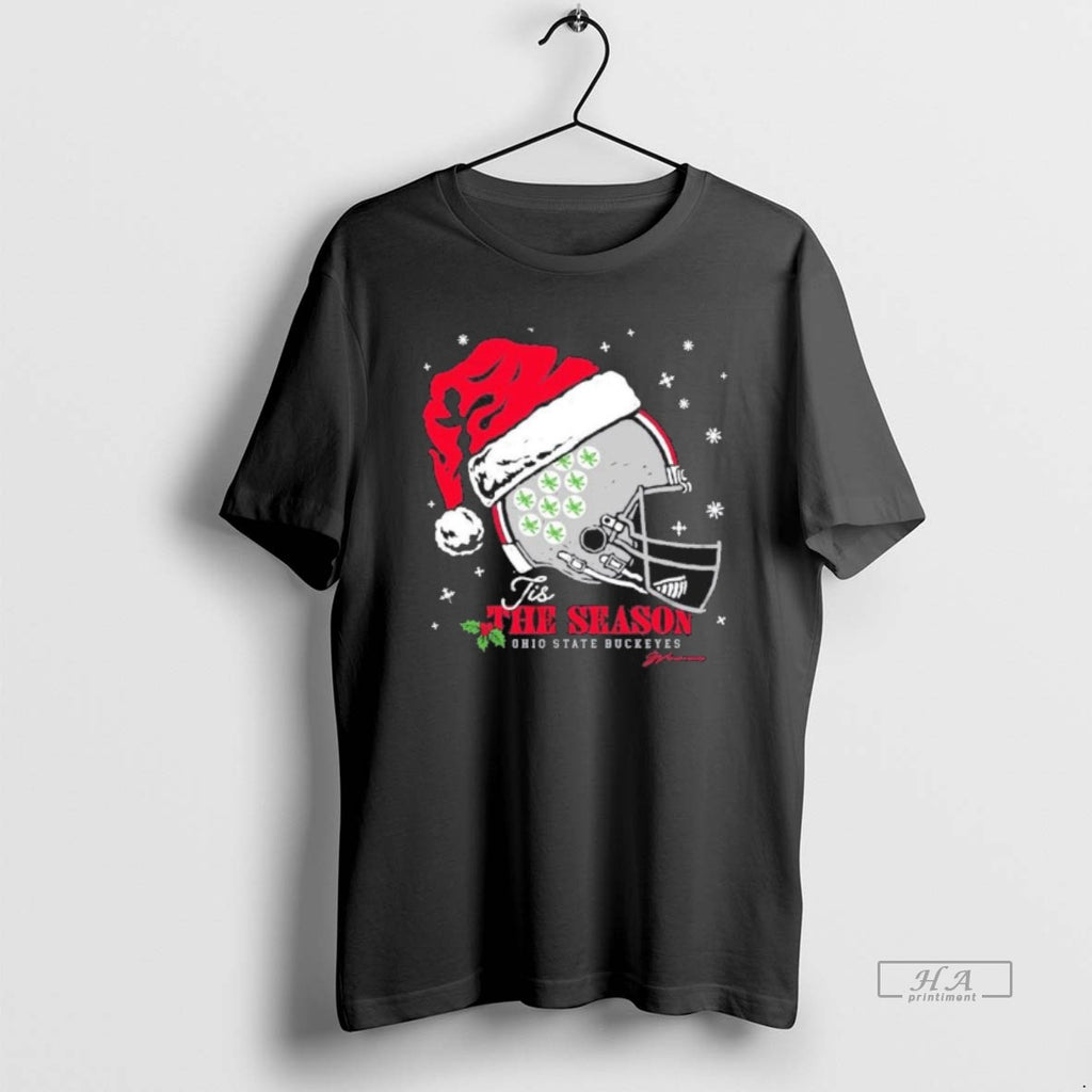 Official Ohio State Santa Helmet Tis The Season