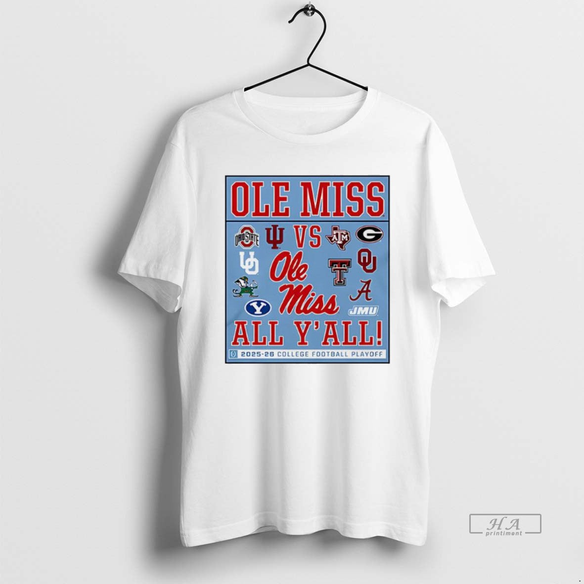 Official Ole Miss Vs All Yall 2025 2026 Cfp Logo T-Shirts, Hoodie, Sweatshirt | WearSparks.com