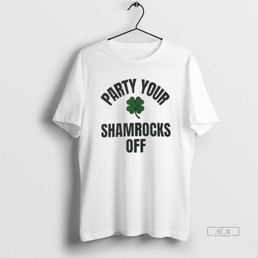Official Party Your Shamrocks Off St Patricks Day T-Shirts, Hoodie, Sweatshirt | WearSparks.com