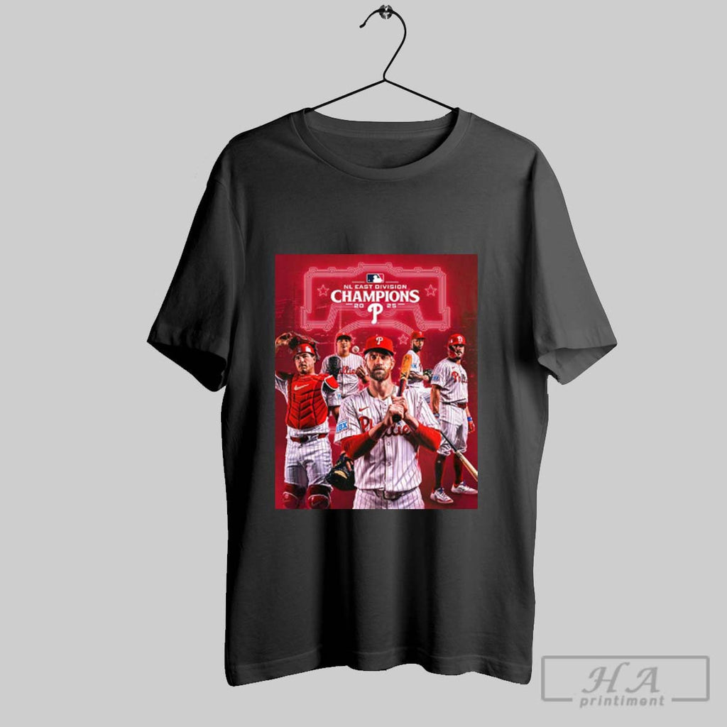 Official Philadelphia Phillies Core Players Nl East Division Champions Major League Baseball Baseball 2025 Poster