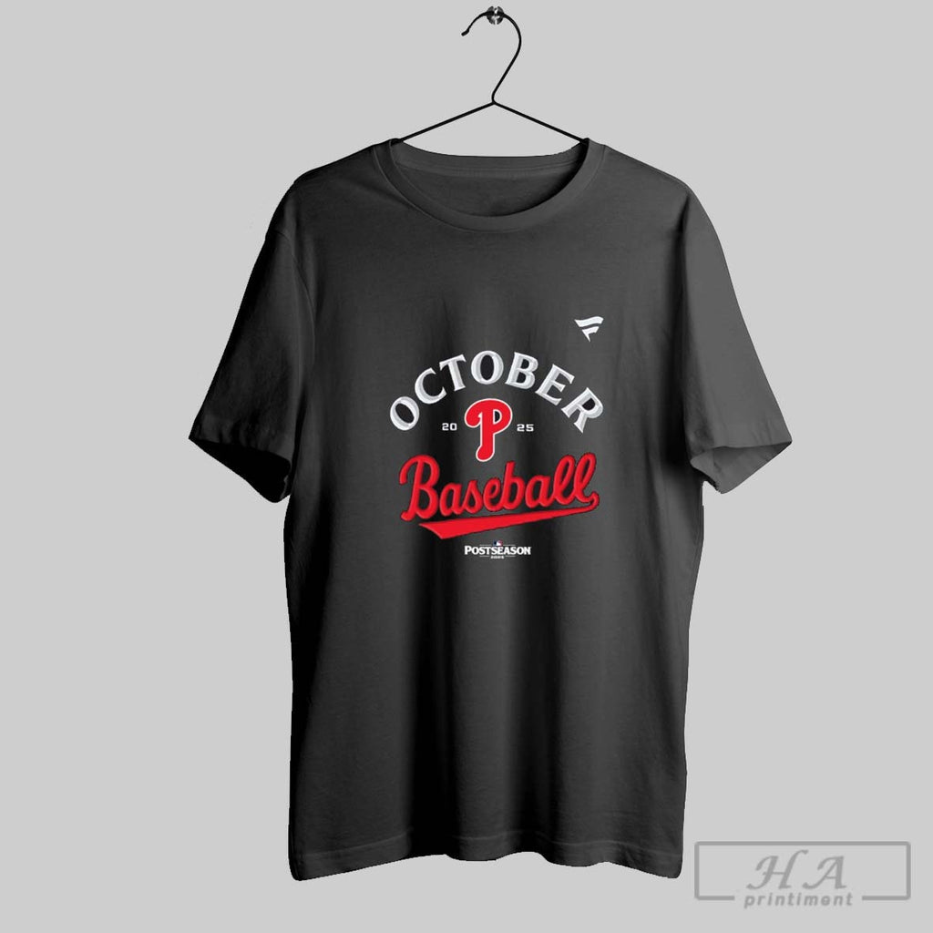 Official Philadelphia Phillies October Baseball 2025 Mlb Postseason