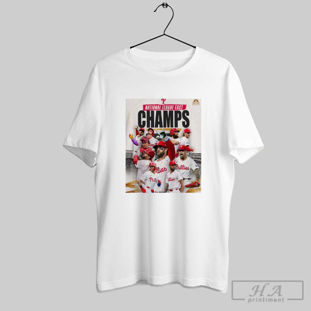 Official Philadelphia Phillies Team Nl East Champions Major League Baseball Baseball 2025 Poster Team Spirit