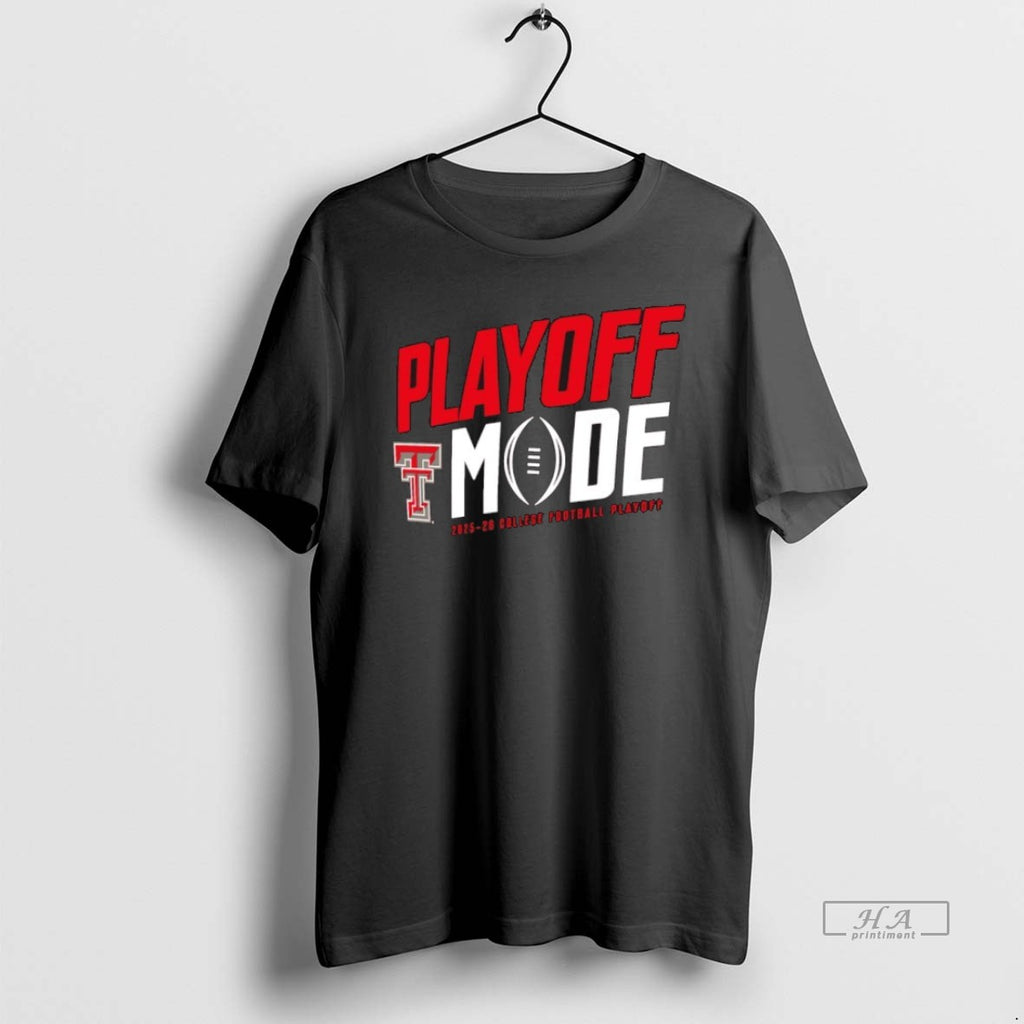Official Playoff Mode Texas Tech Red Raiders 2025 2026 College Football Playoff Logo