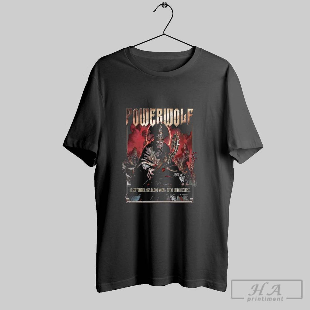 Official Powerwolf Blood Moon Total Lunar Eclipse Fitting Night For The Wolves To Rise Sept