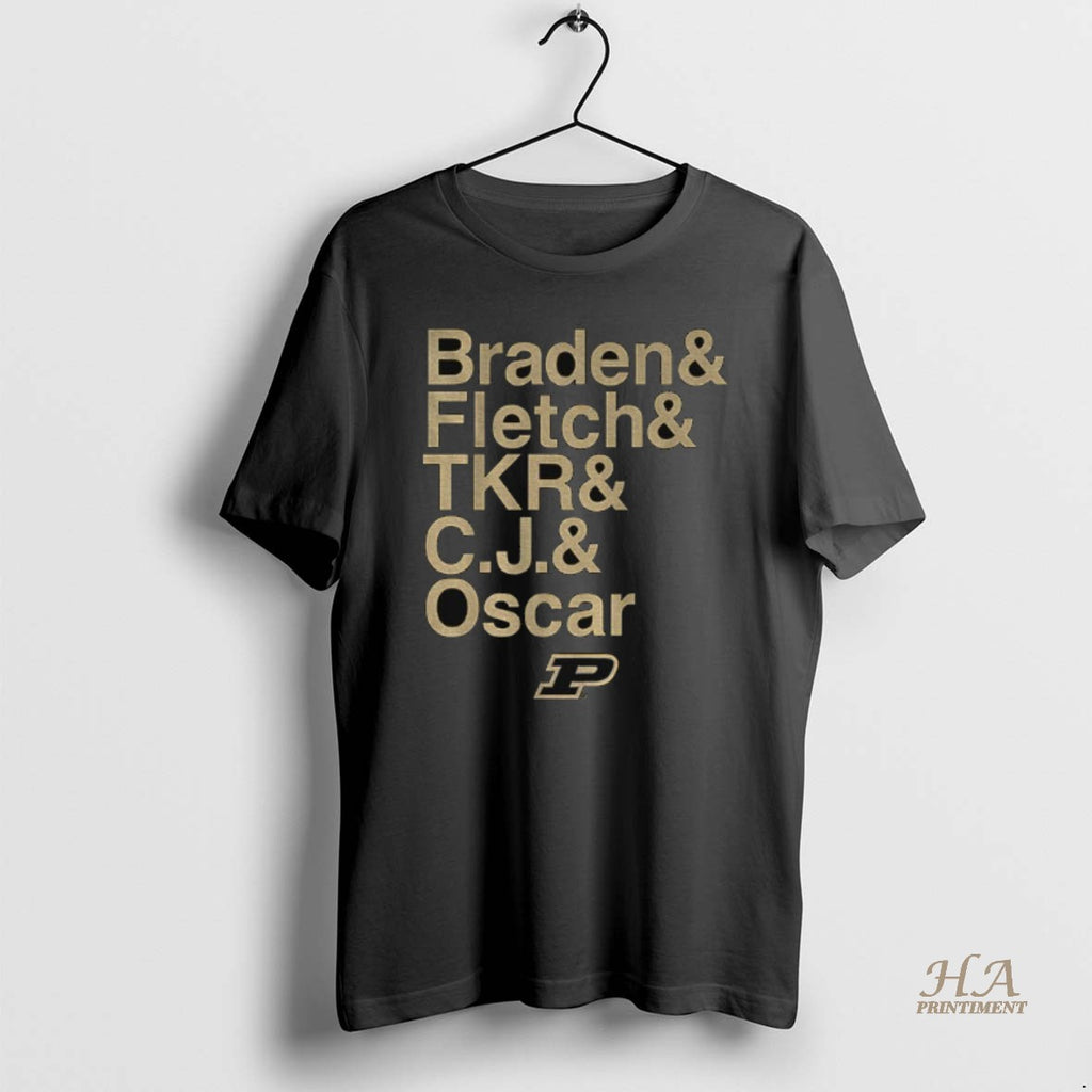 Official Purdue Boilermakers Basketball Ampersand Stars 2025 26 Braden Fletch Tkr C