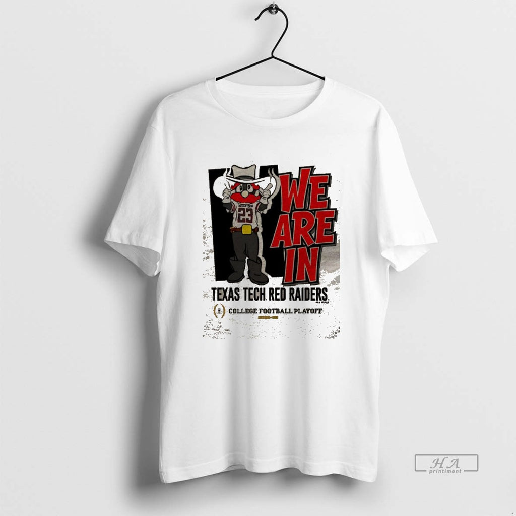 Official Pvlt8hrx Texas Tech Red Raiders 2025 Cfp Bound Mascot We Are In 2 Sided