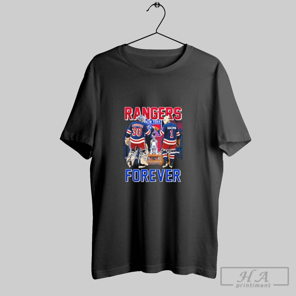 Official Rangers Lundqvist And Giacomin Signature Forever