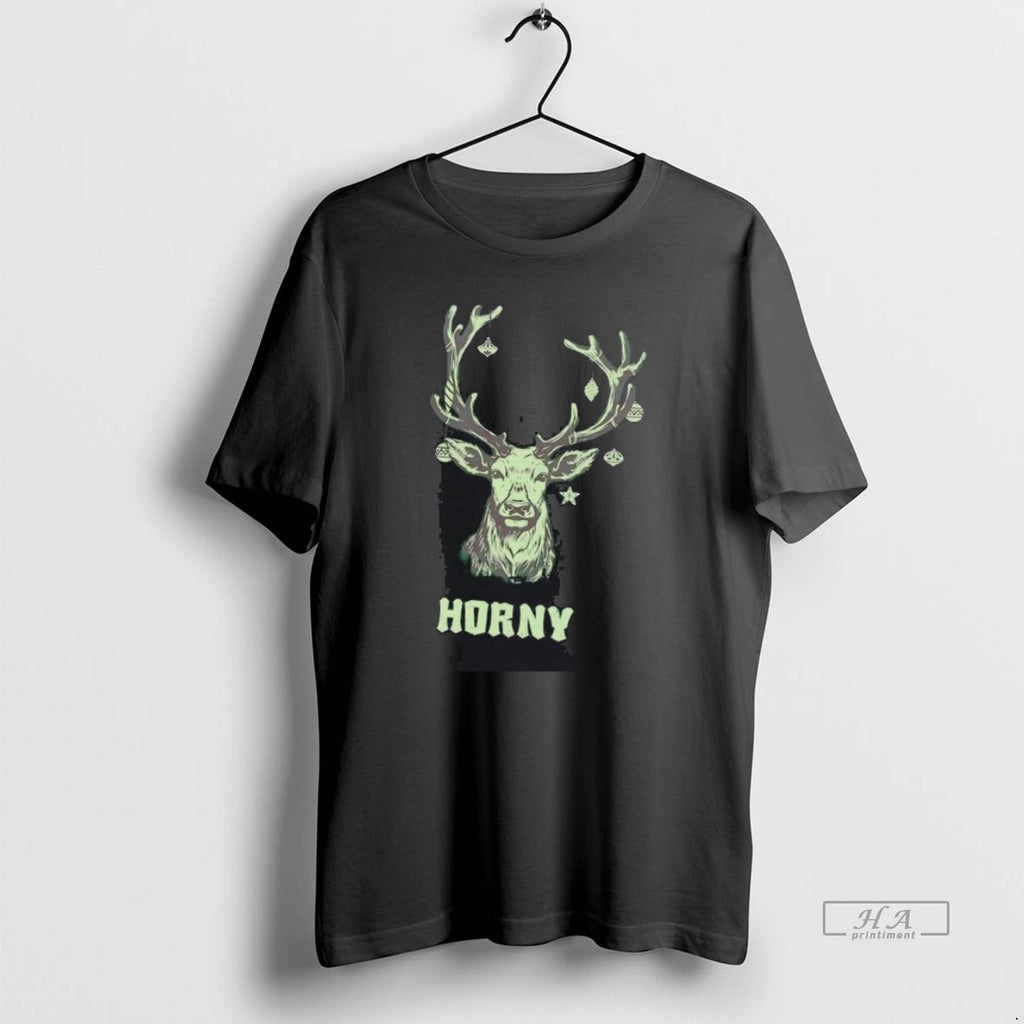 Official Reindeer Horny Packing Deck The Halls Christmas
