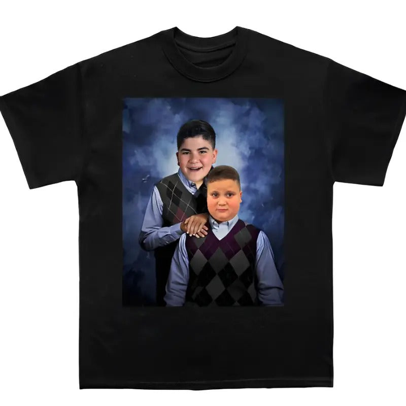 Official Rizzler And Aj Step Brothers T-Shirt - Meme T-Shirt, Crew Neck, Slight Stretch, Breathable & Wear-Resistant, All-Season Short Sleeve Tee, Perfect for Outdoor & Daily Fashion