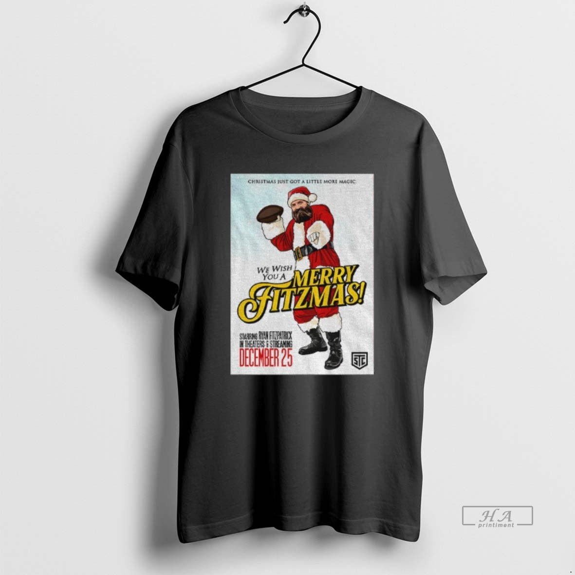 Official Ryan Fitzpatrick We Wish You A Merry Fitzmas Movie Christmas T-Shirts, Hoodie, Sweatshirt | WearSparks.com