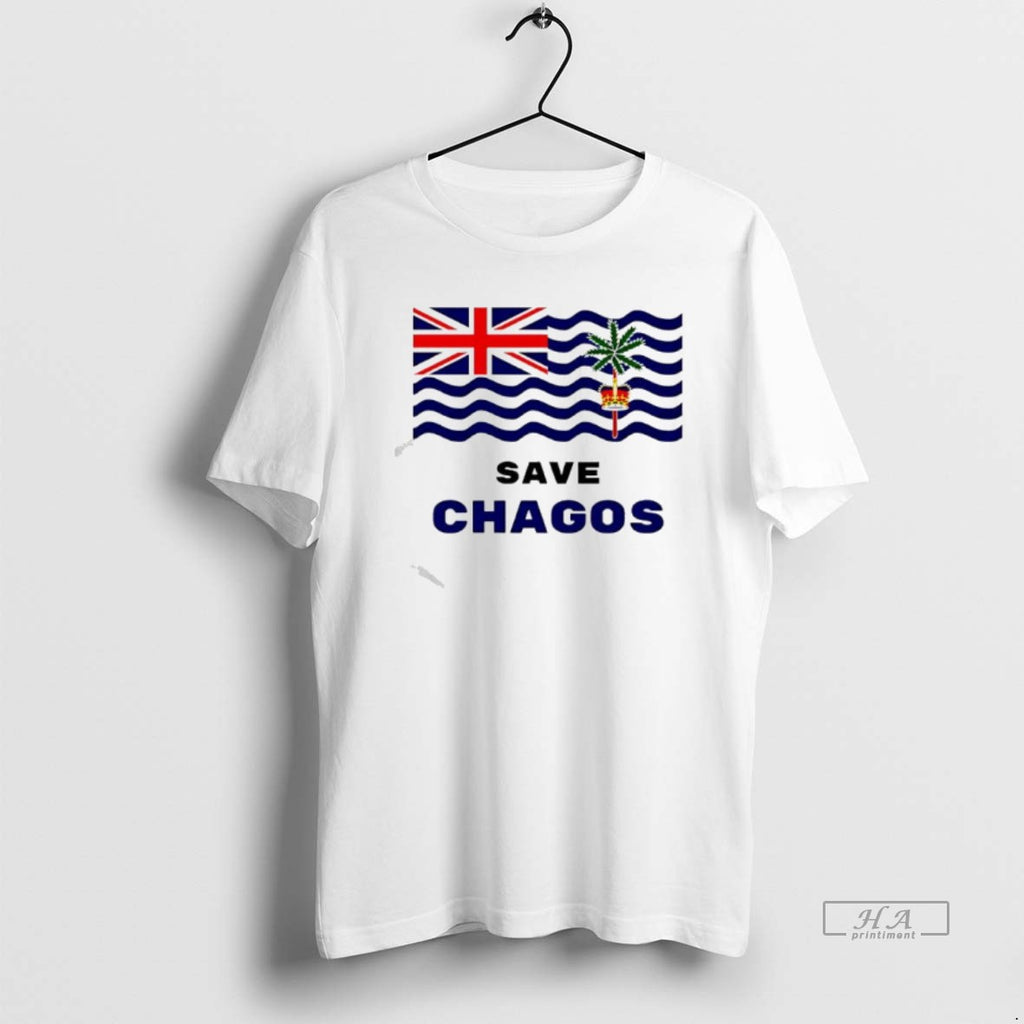 Official Save Chagos Flag Graphic