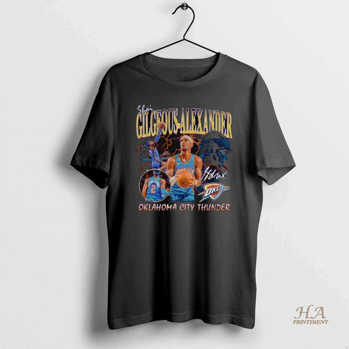 Official Shai Gilgeous Alexander Oklahoma City Thunder Legacy Basketball Nba 2025 Graphic