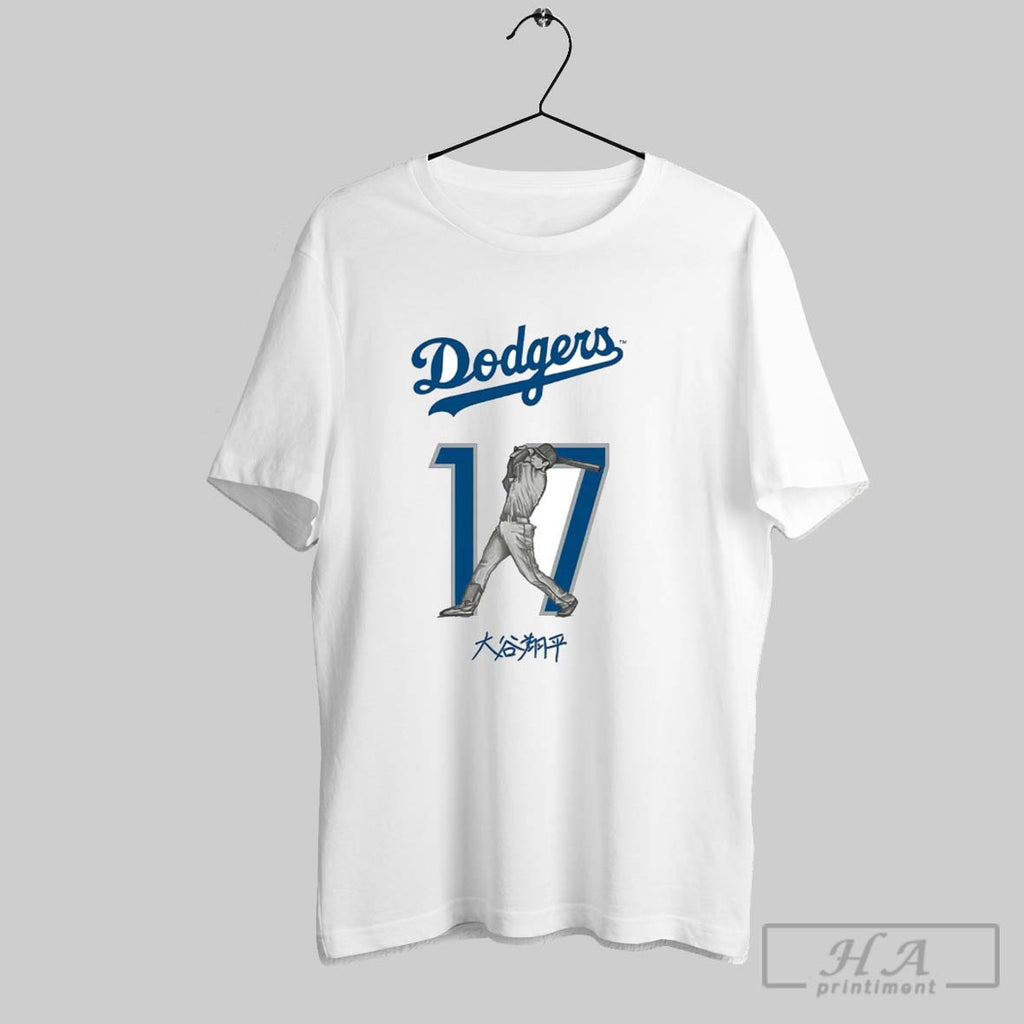 Official Shohei Ohtani Kanji Batting Los Angeles Dodgers
