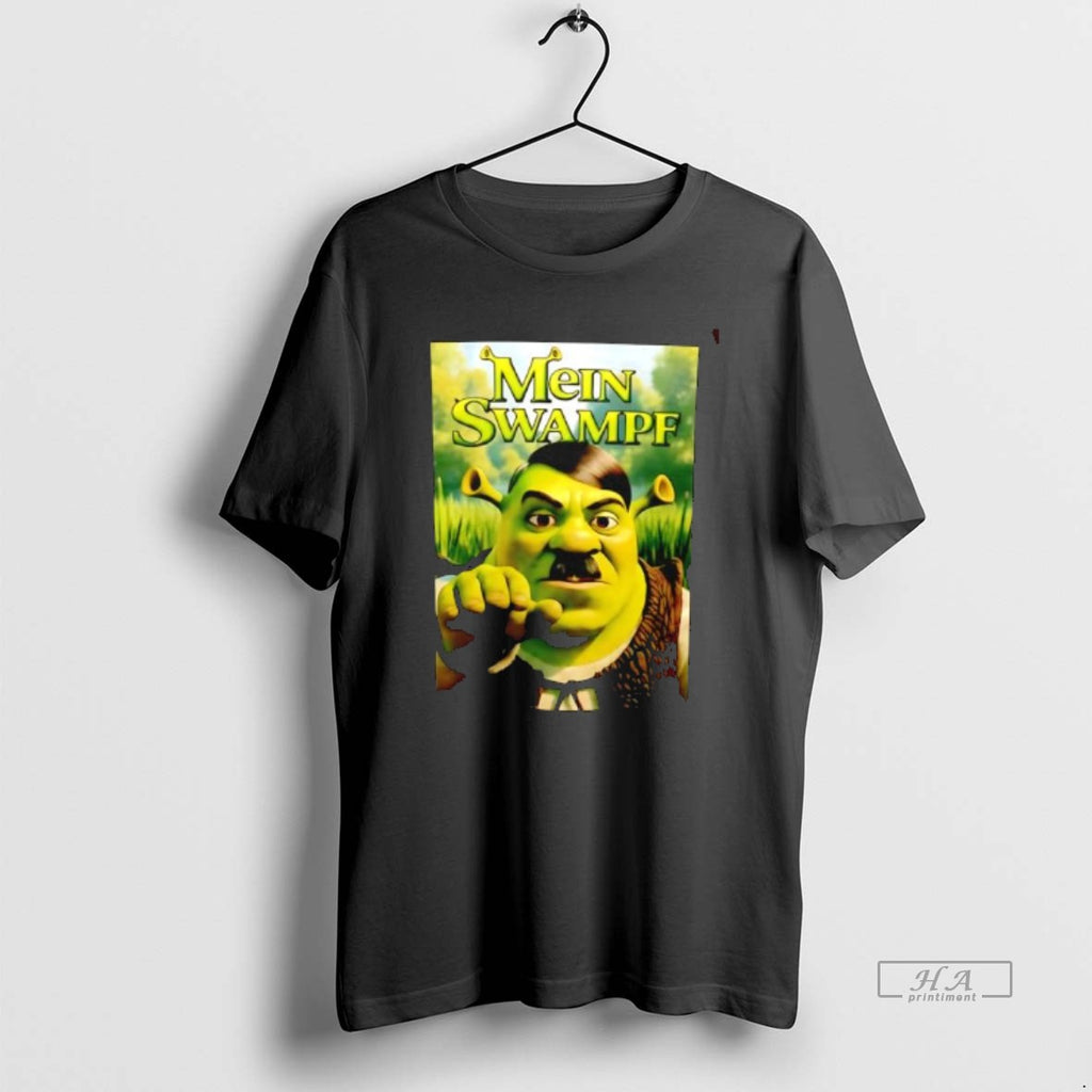 Official Shrek Adolf Hitler Mein Swampf Cartoon Graphic