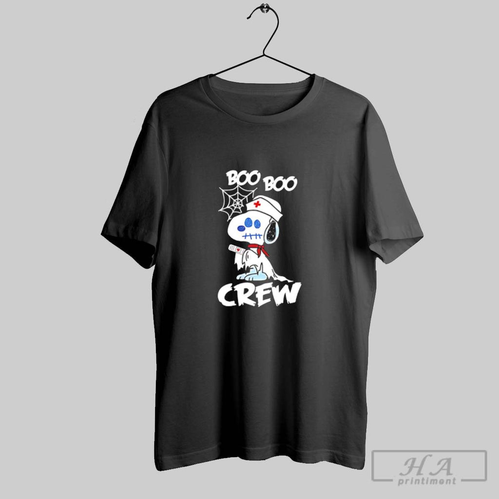 Official Snooy The Peanuts X Boo Boo Crew Nurse Ghost Halloween Cartoon