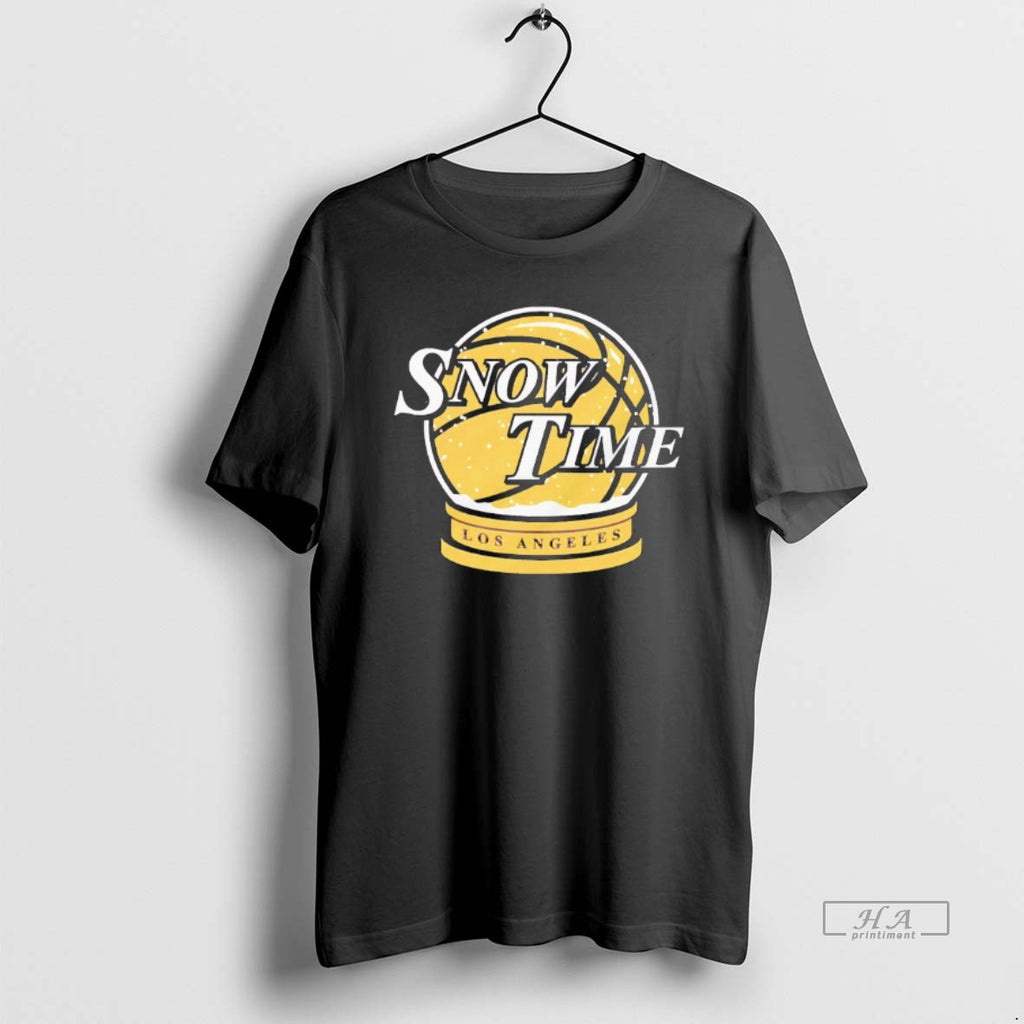 Official Snow Time Los Angeles Lakers Snow Globe Blackshirt