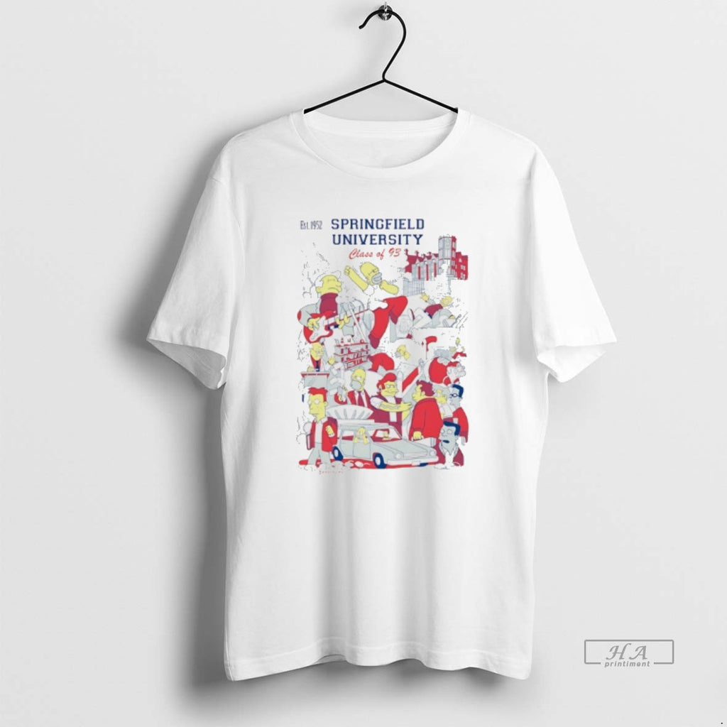 Official Springfield University Class Of 93 Comic