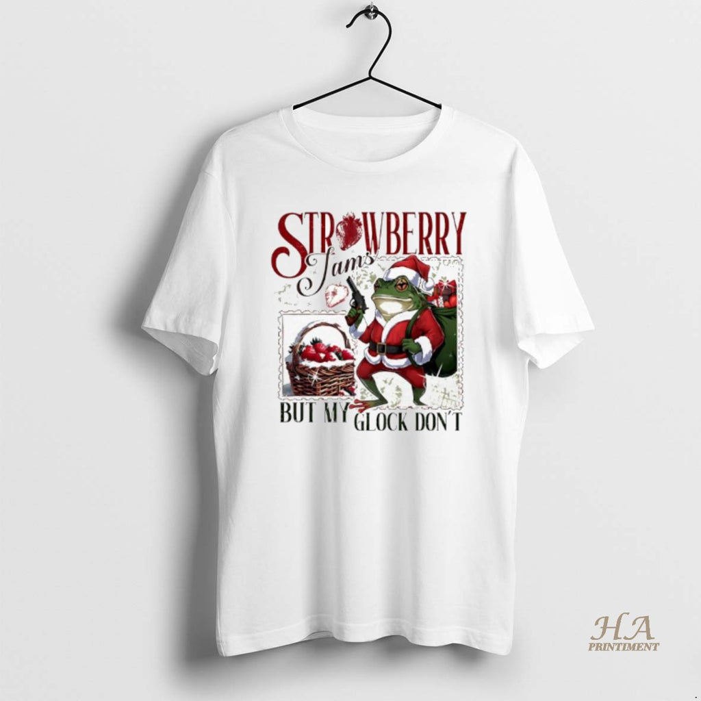 Official Strawberry Jams But My Glock Dont Christmas Frog