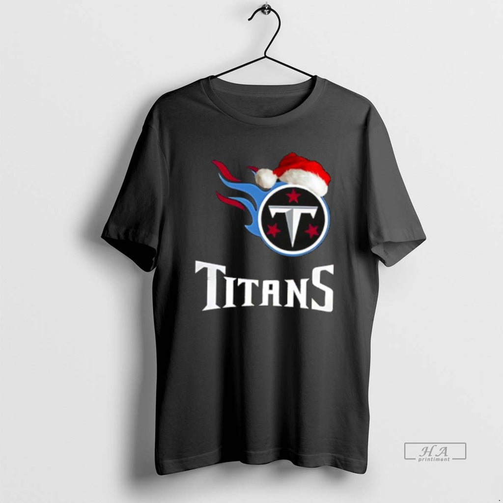 Official Tennessee Titans 2025 Santa Hat Logo Football Christmas